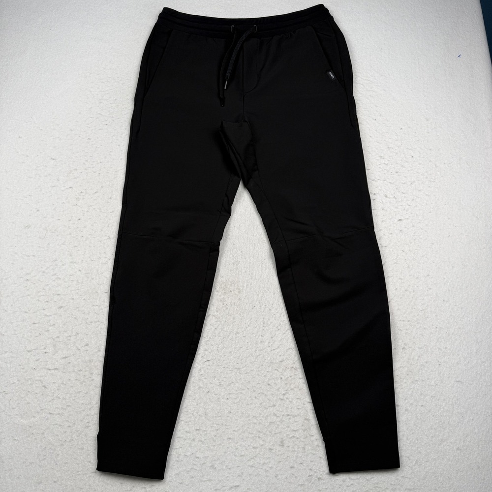 UNRL Jogger Pants Mens Medium Black Stretch Knit Elastic Waist Athletic Gym